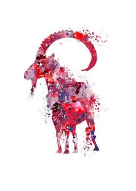 GOAT illustration wall art