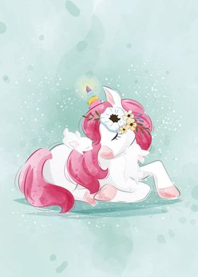 Unicorn With Bunnies