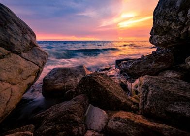 Sunset by the Beach