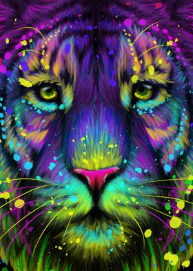 Colorful Tiger