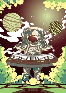 Astronaut Pianist 