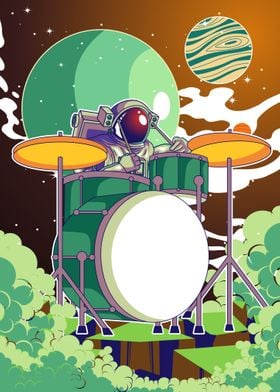 Astronaut Drummer