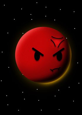 Mood Planets Angry