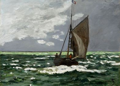 Seascape Storm by Monet