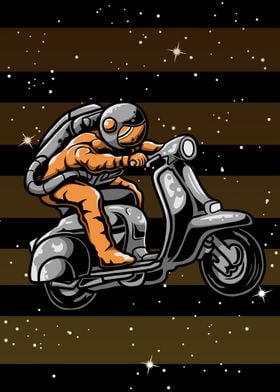 Biker Astronaut