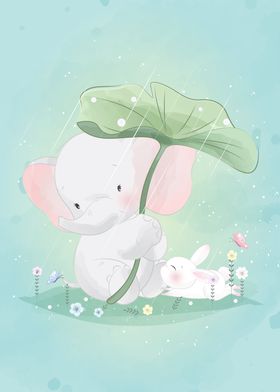 Elephant And Rabbit