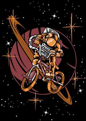 Biking Astronaut