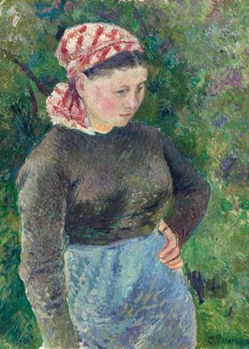 Peasant Woman by Pissarro