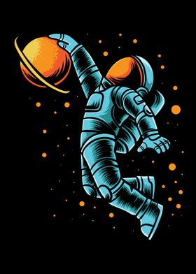 Basketball Astronaut 