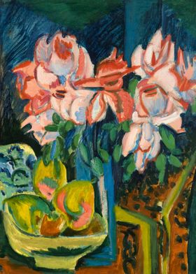 Pink Roses by Kirchner