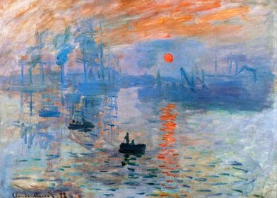 Monets Impression Sunrise