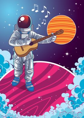 Astronaut Guitarist