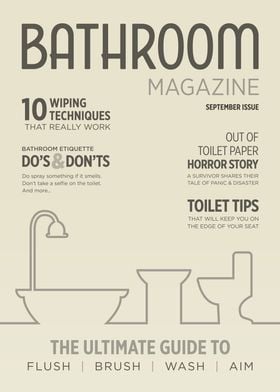 Funny Bathroom Magazine 2