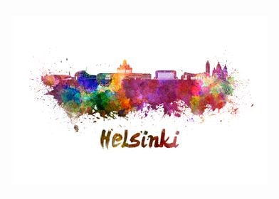 Helsinki skyline