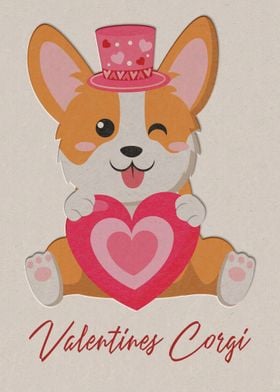 Valentines Corgi