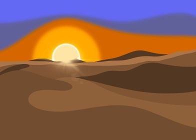 desert abstract landscape