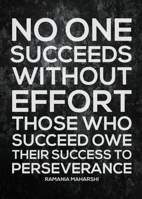 Succees vs Effort