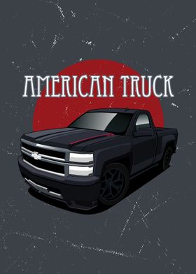 american truck monster car