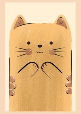 Cute Cartoon Kitty Cat