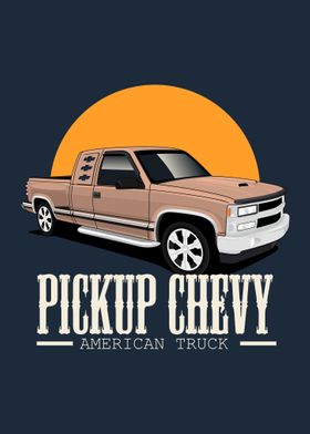 Pick Up Chevy American Car