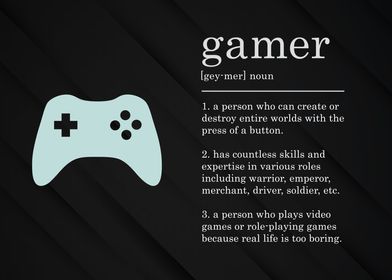 Funny Gamer Definition