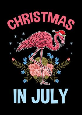 Christmas Flamingo