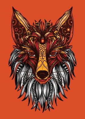 Mandala Fox