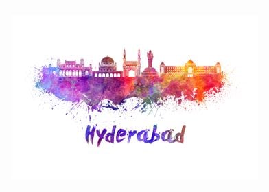 Hyderabad skyline