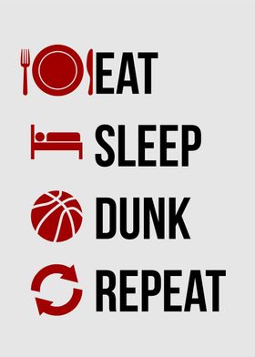 eat sleep dunk repeat