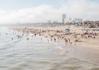 Santa Monica pier view