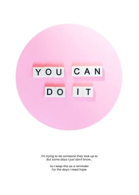 You can do it