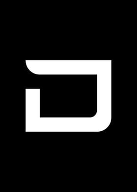 Tesla Font Letter D