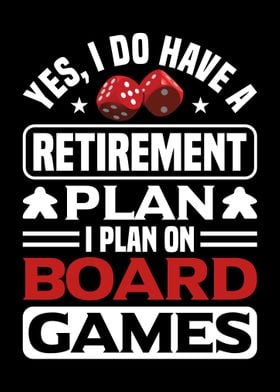 Retirement Board games