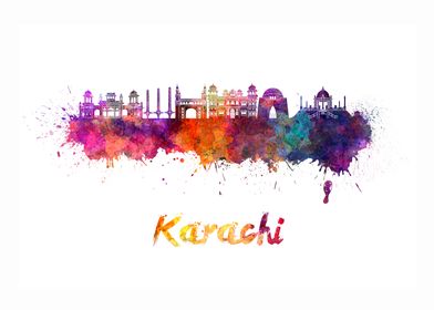 Karachi skyline