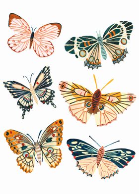 Butterfly Wall Art Insects