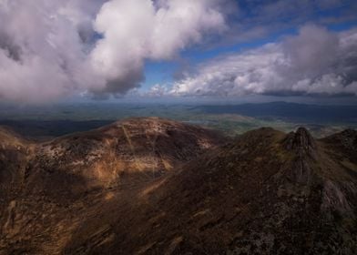 Mountains from above