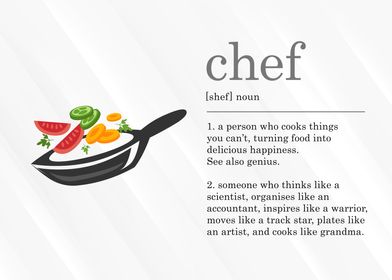 Funny Chef Definition Cook