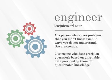 Funny Engineer Definition