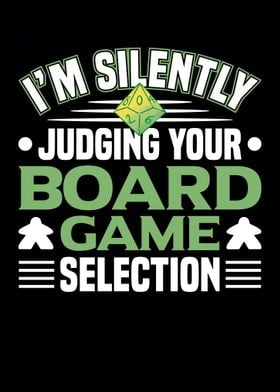 Judging your Board games