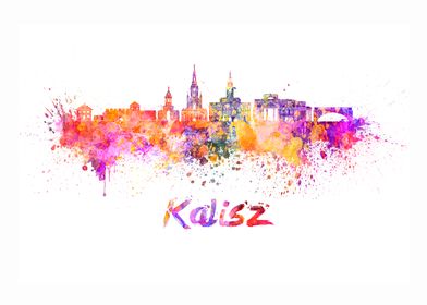 Kalisz skyline