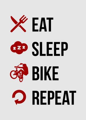 eat sleep bike repeat