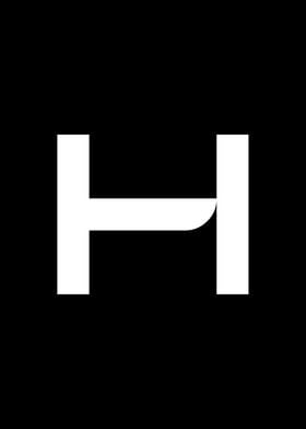 Tesla Font Letter H