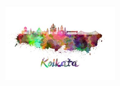 Kolkata skyline