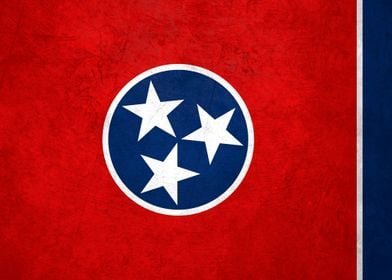 Flag of Tennessee on Wall