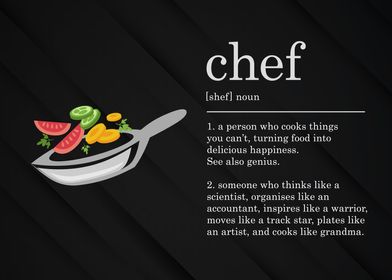 Funny Chef Definition Cook