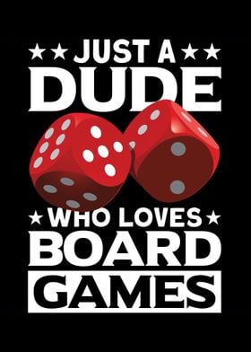 A dude loves board games