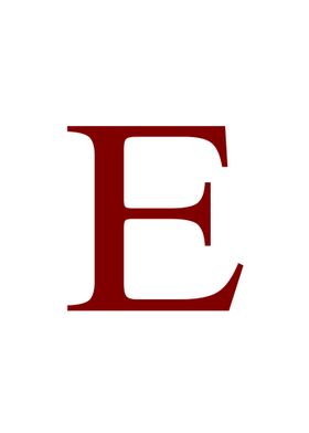 letter E