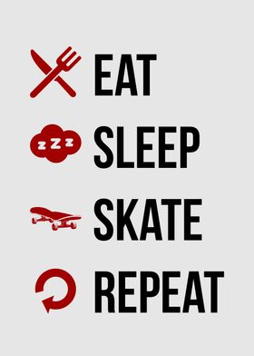 eat sleep skate repeat