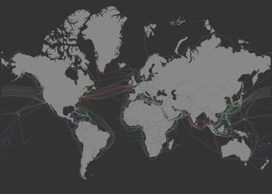 Underwater Cable Map