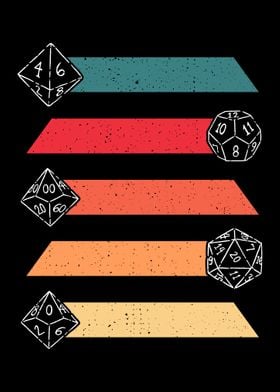 Vintage RPG Dice